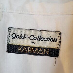 Vintage Sheplers Gold Collection by Karman Long Sleeve mens shirt, Pearl Snaps